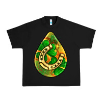 Black st.patrick's teardrop earrings Urban Heavy Tee - FaDigitalArtStudio
