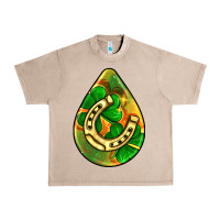 French Oak st.patrick's teardrop earrings Urban Heavy Tee - FaDigitalArtStudio