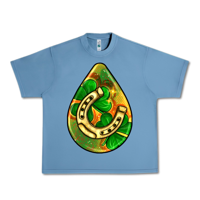 St.patrick's Teardrop Earrings Urban Heavy Tee by FaDigitalArtStudio | Teevron