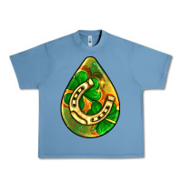Pebble Blue st.patrick's teardrop earrings Urban Heavy Tee - FaDigitalArtStudio