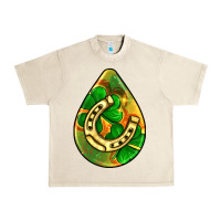 Sandshell st.patrick's teardrop earrings Urban Heavy Tee - FaDigitalArtStudio