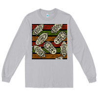 Moon Dust african mask seamless pattern Long Sleeve Tee - BundleAndBundleShop