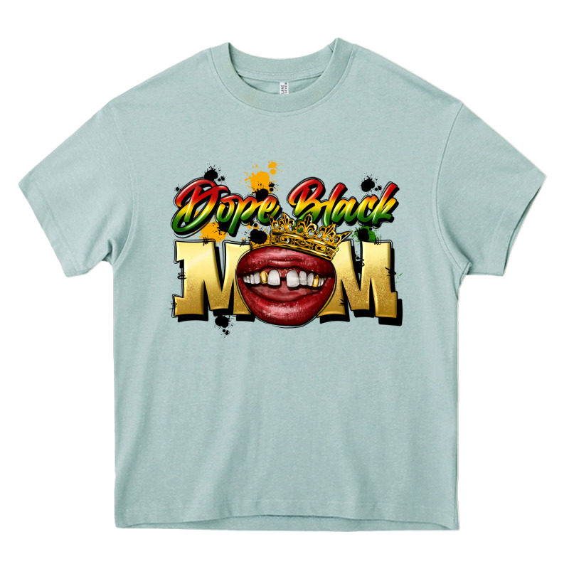 Black Mom Heavy Core Tee by CowGirlArtShop | Teevron