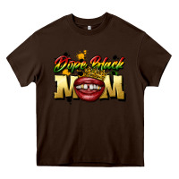 Chocolate Brown black mom Heavy Core Tee - CowGirlArtShop