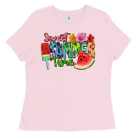 Bubblegum Pink Sweet summer time Ladies Tee - FaDigitalArtStudio