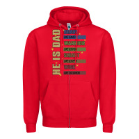 Red bible verses Zipper Hoodie - JahusDesignShop