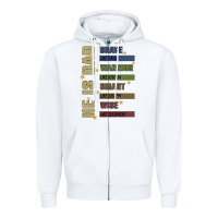 White bible verses Zipper Hoodie - JahusDesignShop