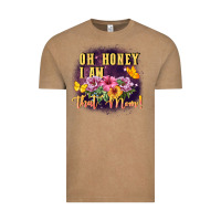 Vintage Coffee Oh honey i am that mom Vintage Tee - FaDigitalArtStudio