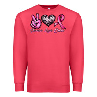 Peace Love Cure Premium Sweatshirt | Teevron