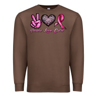 Chestnut peace love cure Premium Sweatshirt - JahusDesignShop