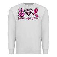 Dove Grey peace love cure Premium Sweatshirt - JahusDesignShop
