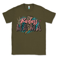 Army Green Badass Mama Mother's Day png sublimation design do Classic Tee - CowGirlArtShop