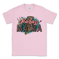 Bubblegum Pink Badass Mama Mother's Day png sublimation design do Classic Tee - CowGirlArtShop