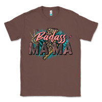 Chestnut Badass Mama Mother's Day png sublimation design do Classic Tee - CowGirlArtShop