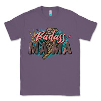 Lavender Badass Mama Mother's Day png sublimation design do Classic Tee - CowGirlArtShop