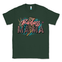 Sports Green Badass Mama Mother's Day png sublimation design do Classic Tee - CowGirlArtShop