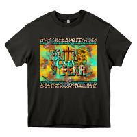 Asphalt faith over fear Heavy Core Tee - CowGirlArtShop
