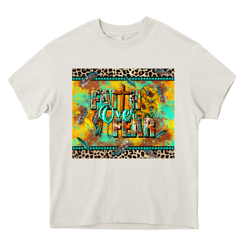 Faith Over Fear Heavy Core Tee by CowGirlArtShop | Teevron