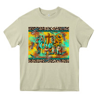 Mossy faith over fear Heavy Core Tee - CowGirlArtShop