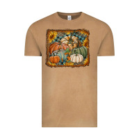 Vintage Camel pumpkins with sunflowers Vintage Tee - RanaPortraitStore