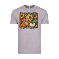 Vintage Zinc pumpkins with sunflowers Vintage Tee - RanaPortraitStore