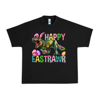 Black Happy Eastrawr Easter Urban Heavy Tee - BundleAndBundleShop