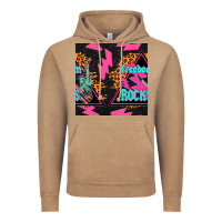 Vintage Coffee freedom rocks seamless pattern Vintage Hoodie - BundleAndBundleShop