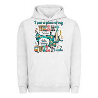 Pigment Lunar Rock i sew a piece of my heart into every quilt i make Urban Hoodie - RanaPortraitStore