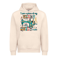 Sandshell i sew a piece of my heart into every quilt i make Urban Hoodie - RanaPortraitStore