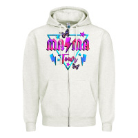Oatmeal Heather mama tour front Zipper Hoodie - JahusDesignShop