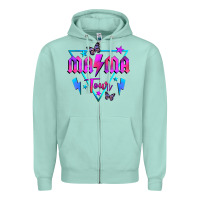 Seafoam mama tour front Zipper Hoodie - JahusDesignShop