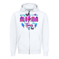 White mama tour front Zipper Hoodie - JahusDesignShop