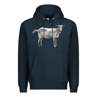 Navy saanen goat Premium Hoodie - LillyAllenDesigns