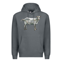 Rock saanen goat Premium Hoodie - LillyAllenDesigns