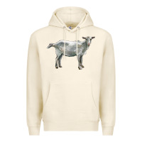 Tofu saanen goat Premium Hoodie - LillyAllenDesigns