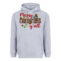 Merry Christmas Y'all Heavyweight Hoodie | Teevron