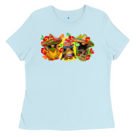 Baby Blue Cinco de mayo gnomies Ladies Tee - FaDigitalArtStudio