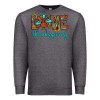 Charcoal Heather love thanksgiving Premium Sweatshirt - JahusDesignShop