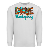 Dove Grey love thanksgiving Premium Sweatshirt - JahusDesignShop