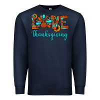 Navy love thanksgiving Premium Sweatshirt - JahusDesignShop
