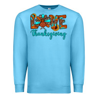 Ocean Blue love thanksgiving Premium Sweatshirt - JahusDesignShop