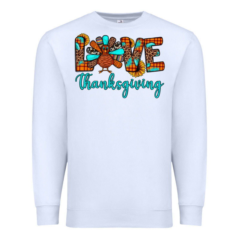 Love Thanksgiving Premium Sweatshirt by JahusDesignShop | Teevron