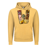 Vintage Mustard farm life alphabet lowercase letters w Vintage Hoodie - BundleAndBundleShop