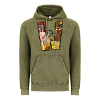 Vintage Olive farm life alphabet lowercase letters w Vintage Hoodie - BundleAndBundleShop