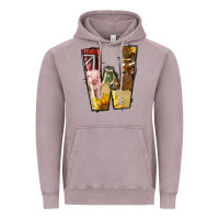 Vintage Zinc farm life alphabet lowercase letters w Vintage Hoodie - BundleAndBundleShop