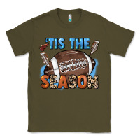 Army Green Tis the season lightning bolt Classic Tee - HowdyJamesFarm
