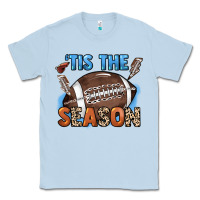 Dusty Blue Tis the season lightning bolt Classic Tee - HowdyJamesFarm