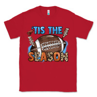 Red Tis the season lightning bolt Classic Tee - HowdyJamesFarm