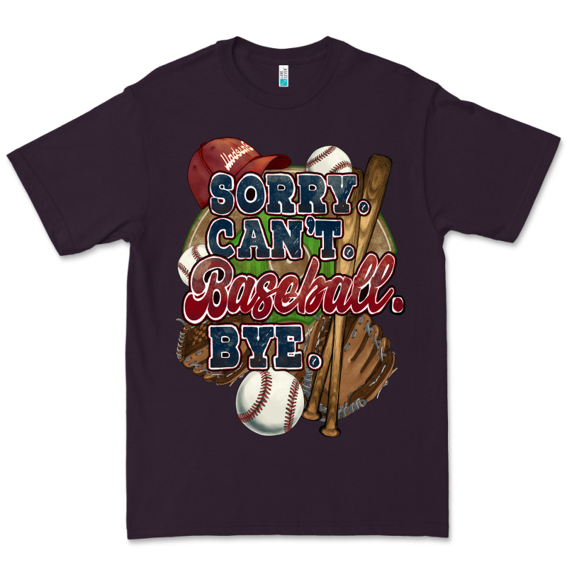 Sorry Can't Baseball Bye Premium Tee by HowdyJamesFarm | Teevron