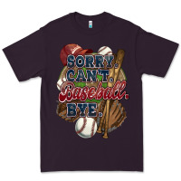 Plum Sorry can't Baseball bye Premium Tee - HowdyJamesFarm